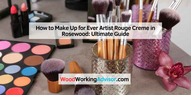 How to Make Up for Ever Artist Rouge Creme in Rosewood