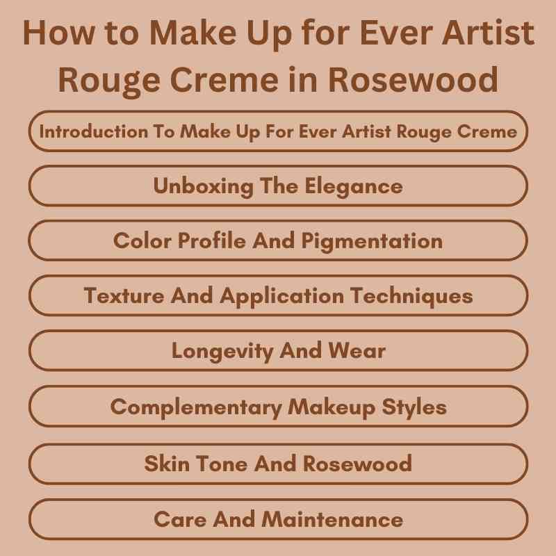 How to Make Up for Ever Artist Rouge Creme in Rosewood