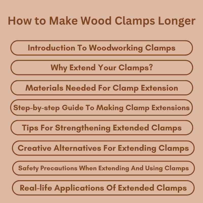 How to Make Wood Clamps Longer