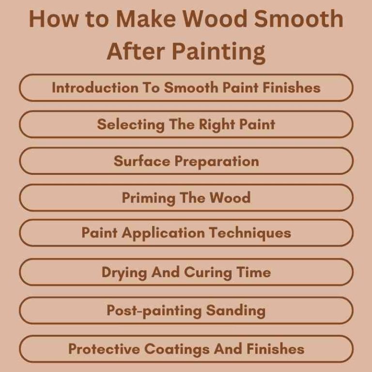 How to Make Wood Smooth After Painting 5 Expert Tips Woodworking Advisor