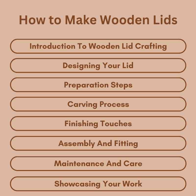 How to Make Wooden Lids