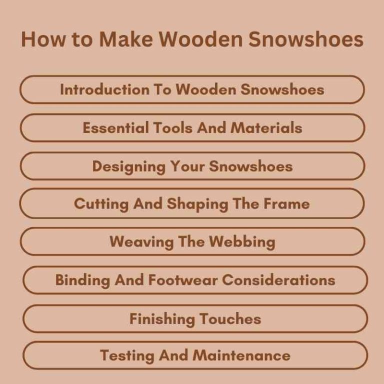 How to Make Wooden Snowshoes: A DIY Guide – Woodworking Advisor