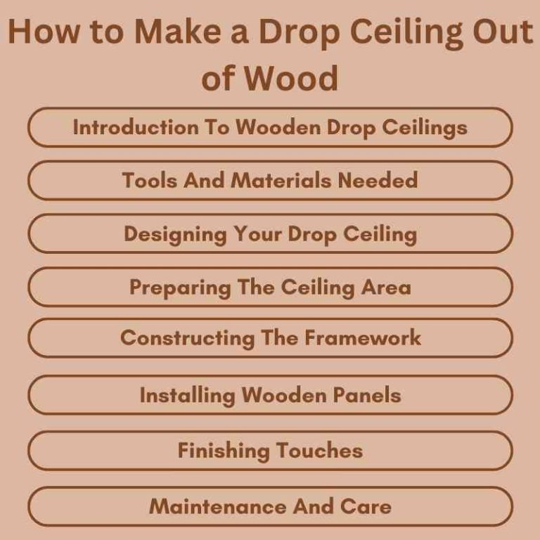 How to Make a Drop Ceiling Out of Wood DIY Mastery Woodworking Advisor