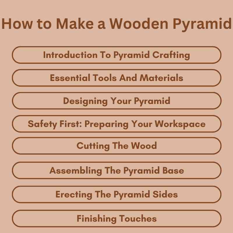 How to Make a Wooden Pyramid