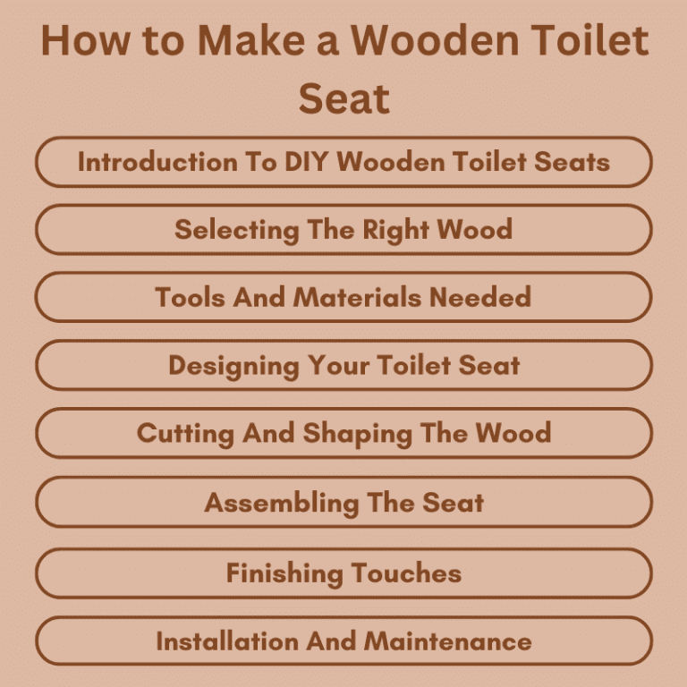 How to Make a Wooden Toilet Seat DIY Mastery Woodworking Advisor