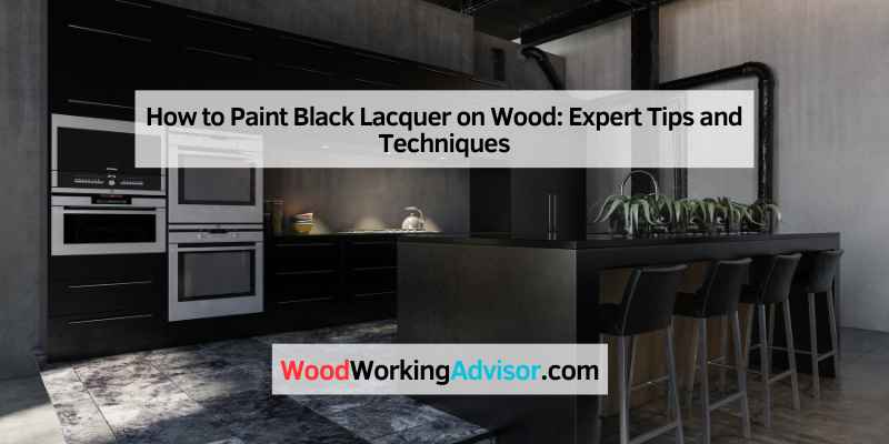 How to Paint Black Lacquer on Wood