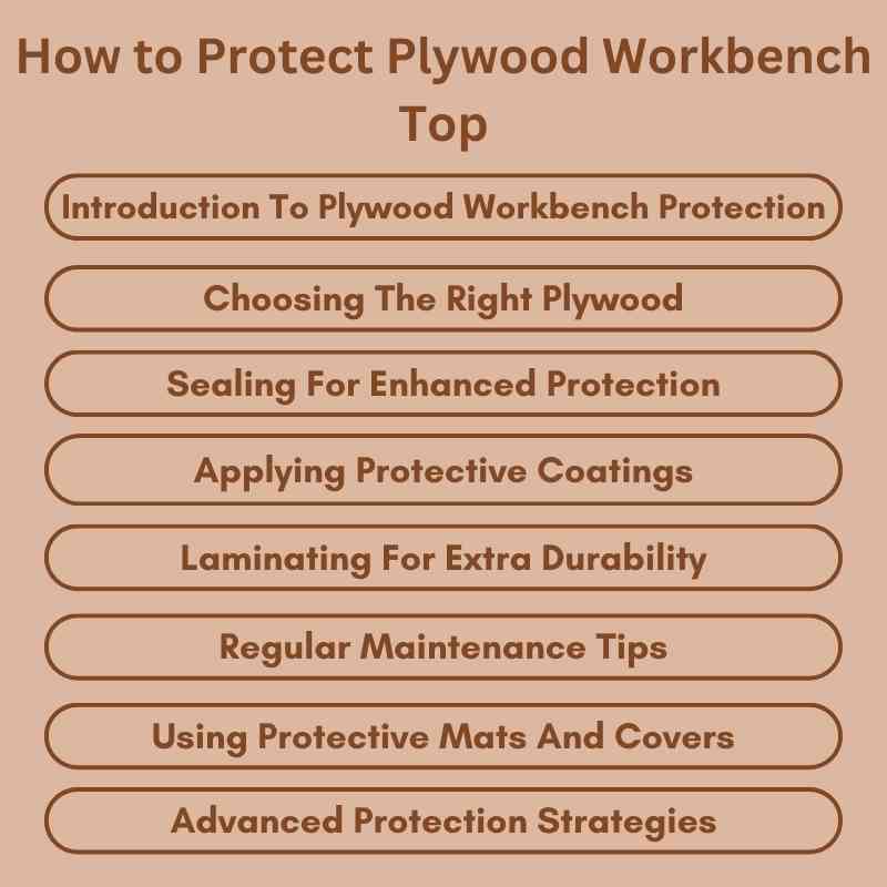 How to Protect Plywood Workbench Top