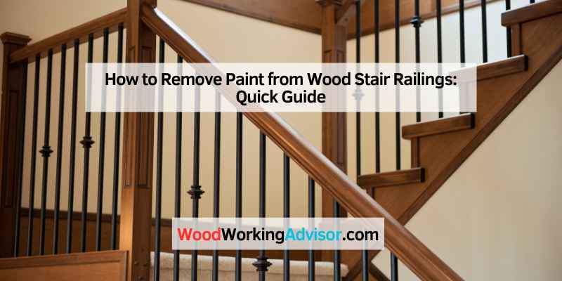 How to Remove Paint from Wood Stair Railings