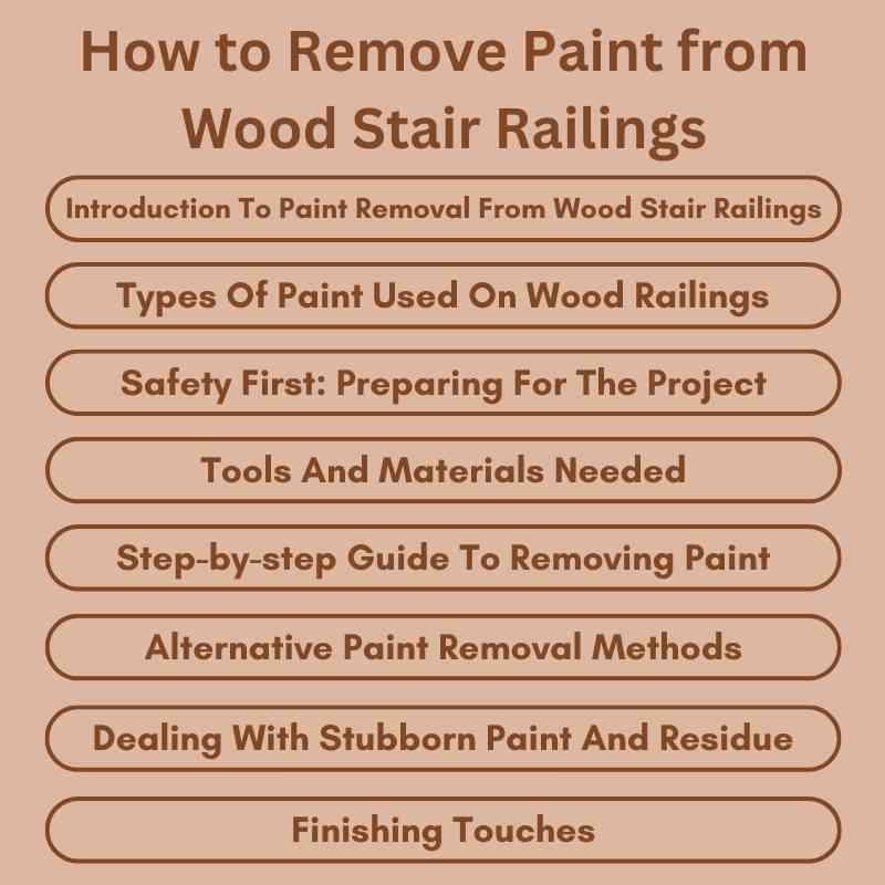 How to Remove Paint from Wood Stair Railings