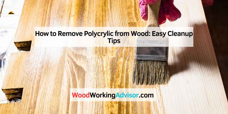 How to Remove Polycrylic from Wood