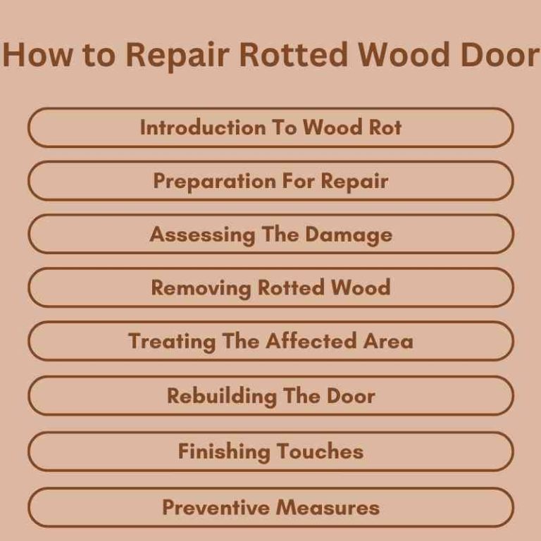 How to Repair Rotted Wood Door Quick & Easy Fixes Woodworking Advisor