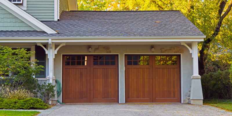 How to Restain Wood Garage Door