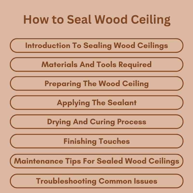 How to Seal Wood Ceiling