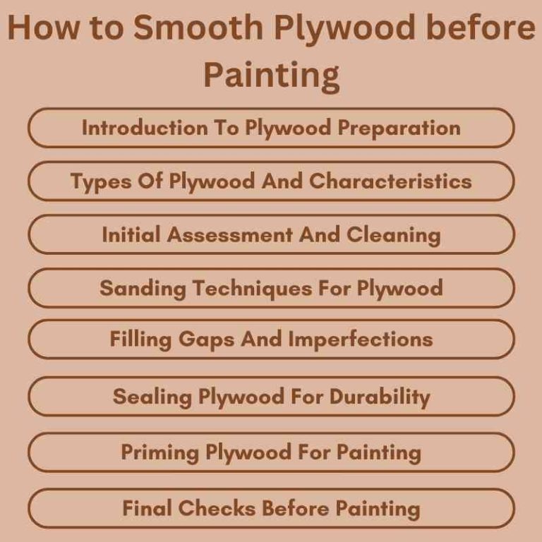 How to Smooth Plywood before Painting Expert Tips Woodworking Advisor