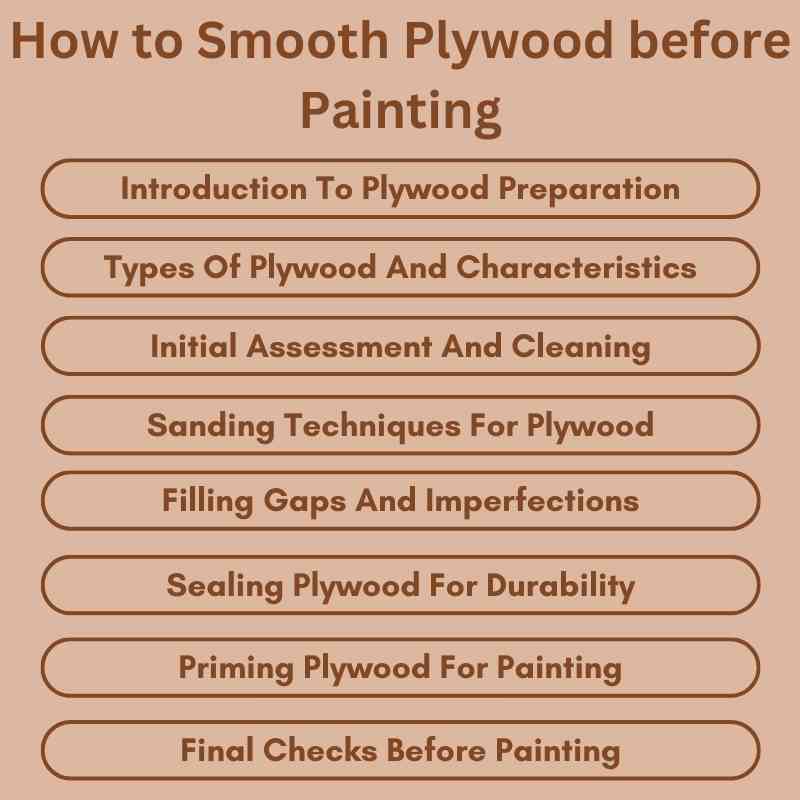 How to Smooth Plywood before Painting Expert Tips Woodworking Advisor