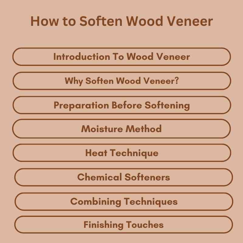 How to Soften Wood Veneer