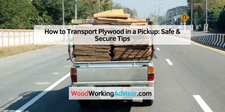 How to Transport Plywood in a Pickup