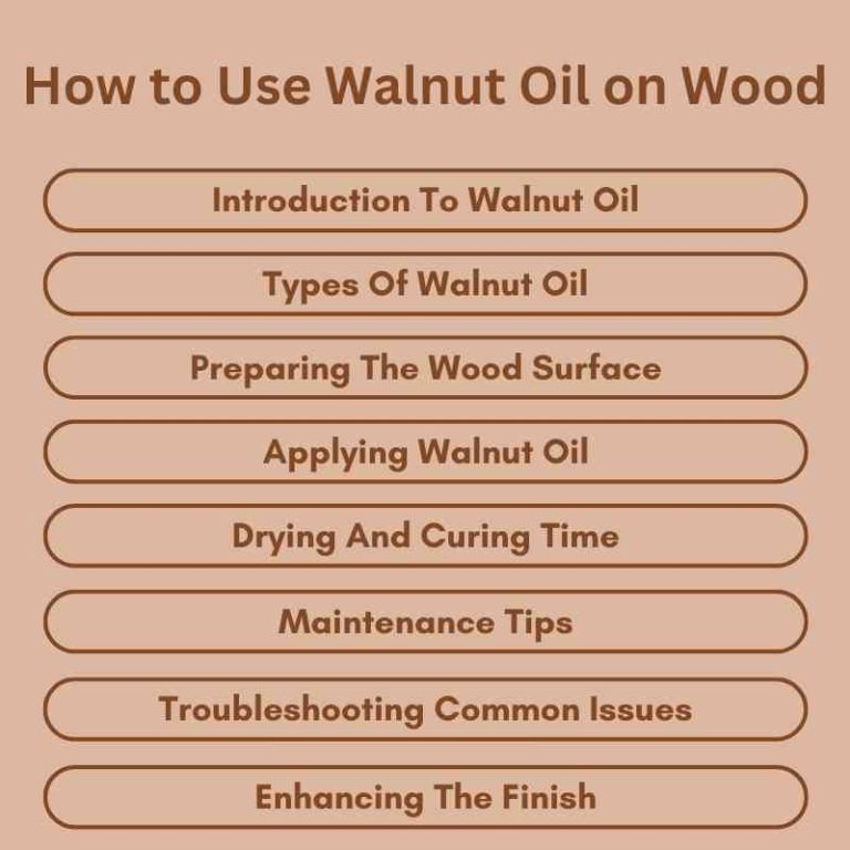 How to Use Walnut Oil on Wood The Ultimate Guide Woodworking Advisor