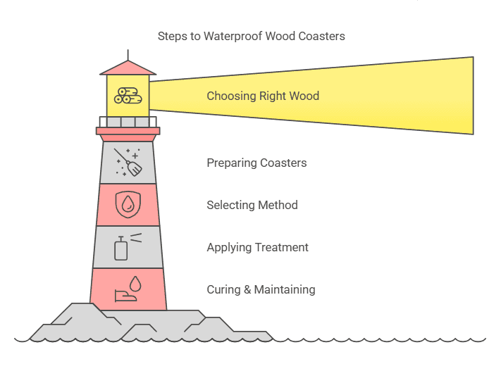 How to Waterproof Wood Coasters