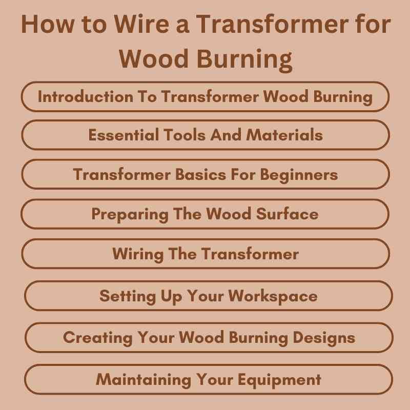 How to Wire a Transformer for Wood Burning