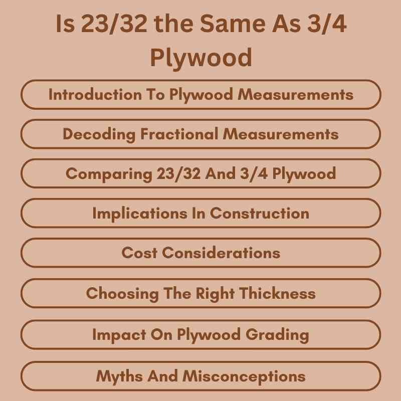 Is 2332 the Same As 34 Plywood