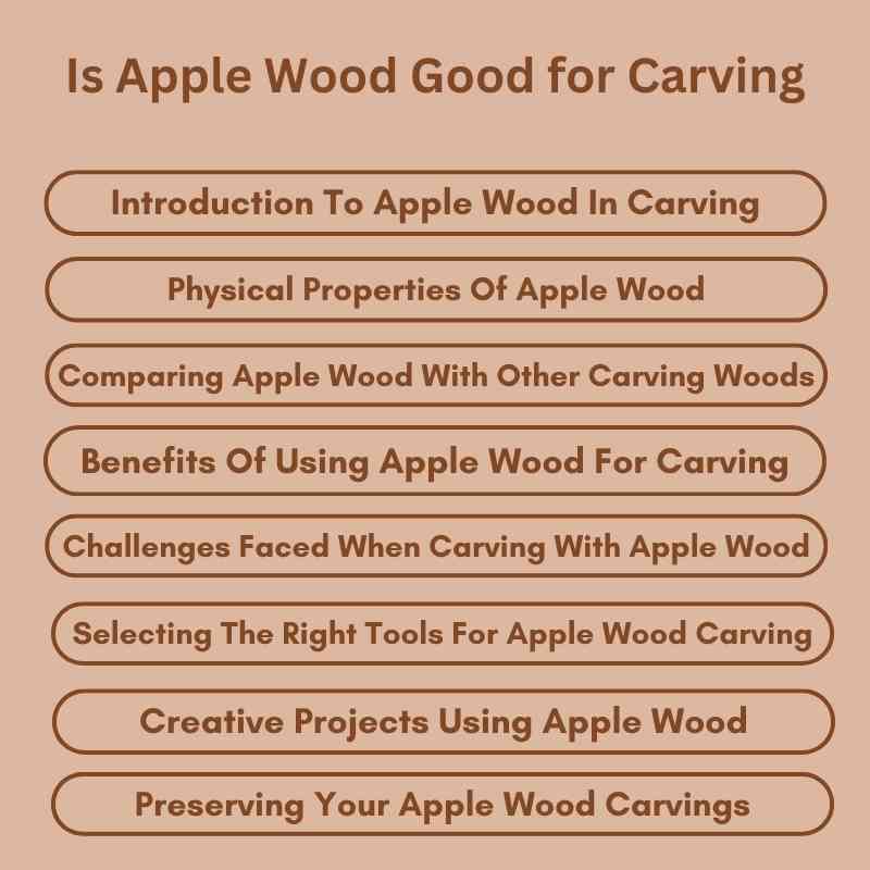 Is Apple Wood Good for Carving