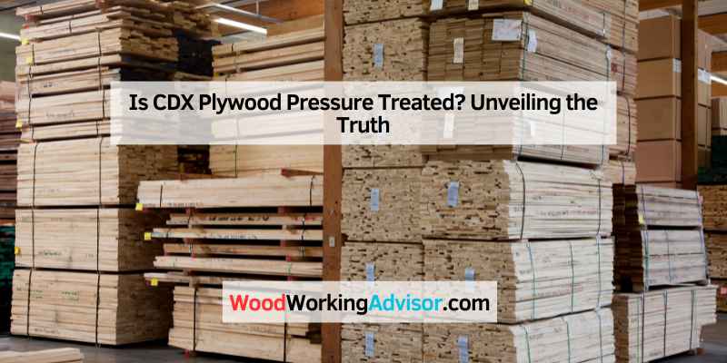 Is CDX Plywood Pressure Treated