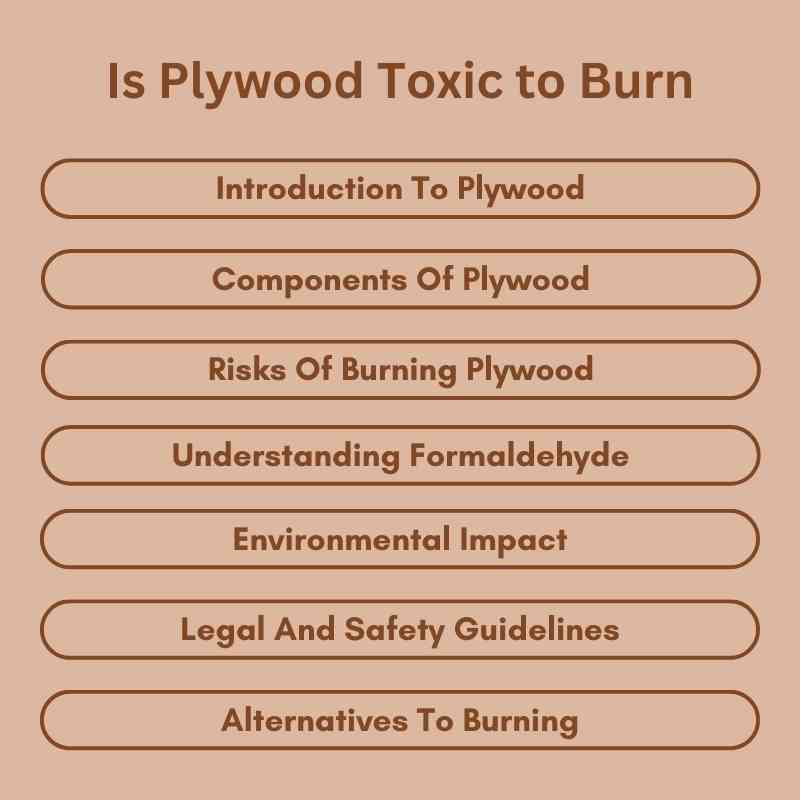 Is Plywood Toxic to Burn