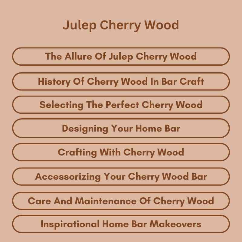 Julep Cherry Wood