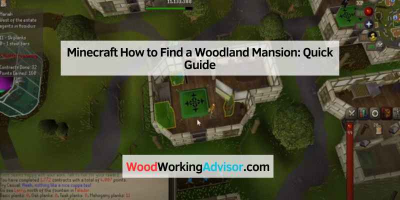 Minecraft How to Find a Woodland Mansion