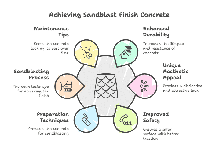 Sandblast Finish Concrete