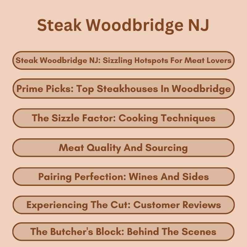 Steak Woodbridge NJ