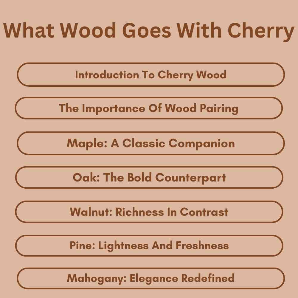 What Wood Goes With Cherry Perfect Pairings Revealed Woodworking Advisor