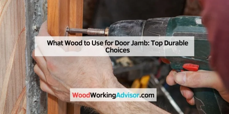 What Wood to Use for Door Jamb