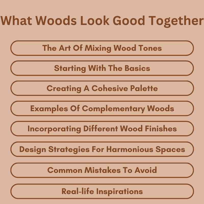 What Woods Look Good Together Harmonizing Hues Woodworking Advisor