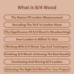 What is 8/4 Wood: Unlocking the Secrets of Lumber Sizes