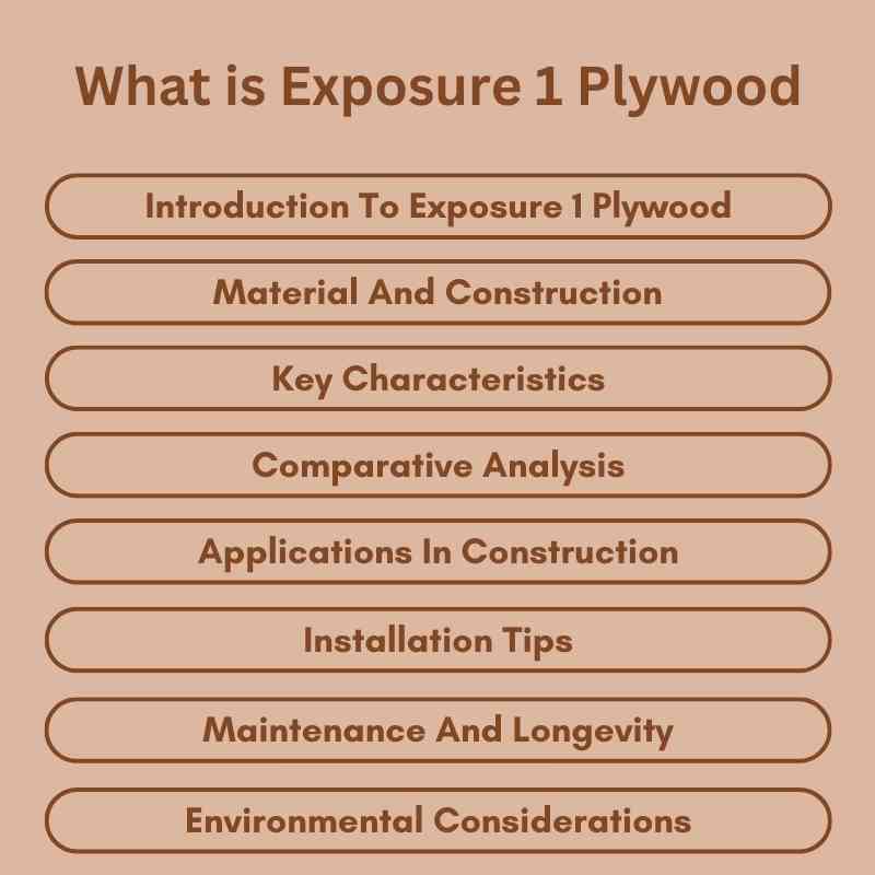 What is Exposure 1 Plywood