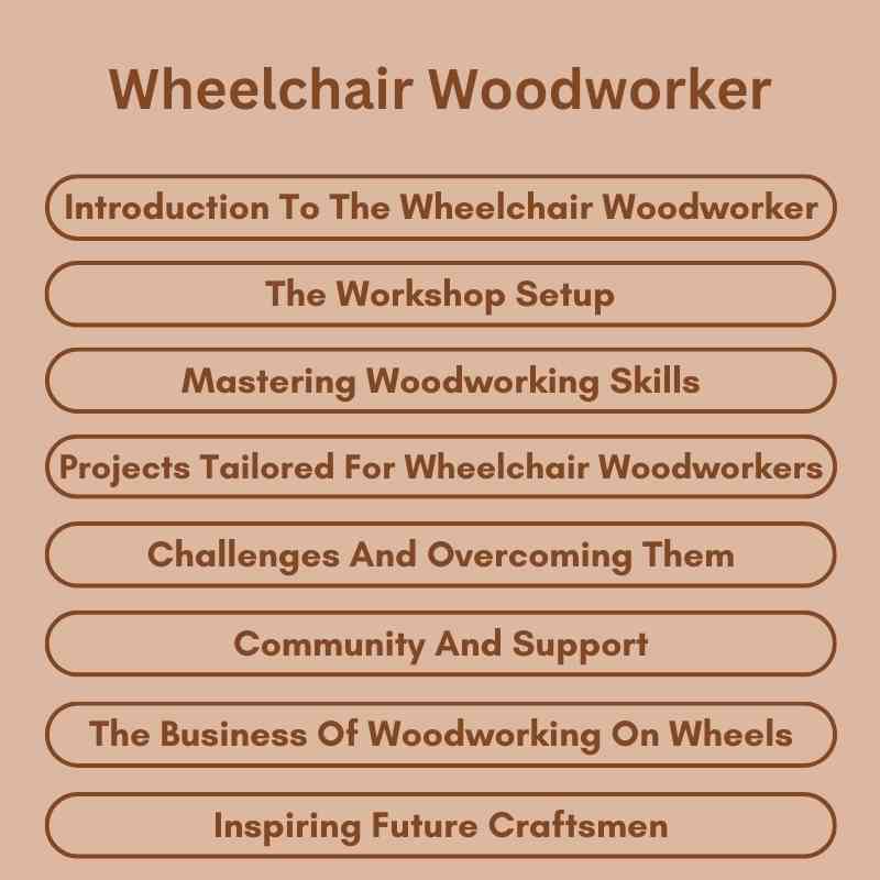 Wheelchair Woodworker