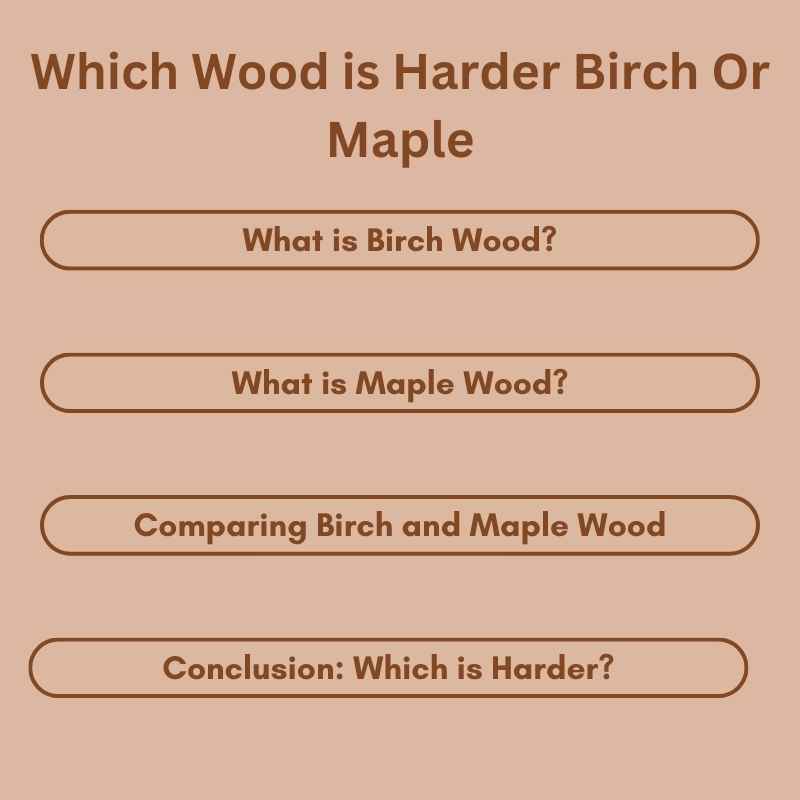 Which Wood is Harder Birch Or Maple Expert Comparison Guide