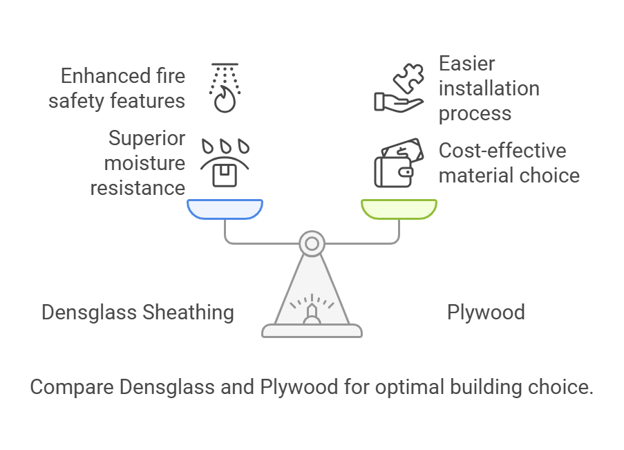 Densglass Sheathing Vs Plywood