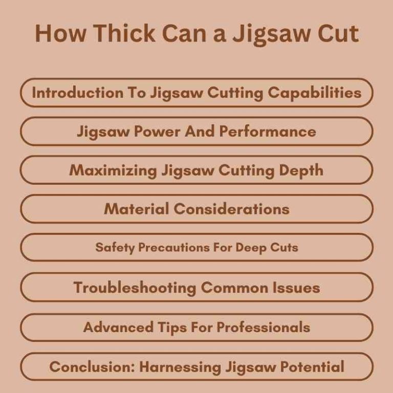 How Thick Can a Jigsaw Cut? Maximize Your Cutting Power! Woodworking