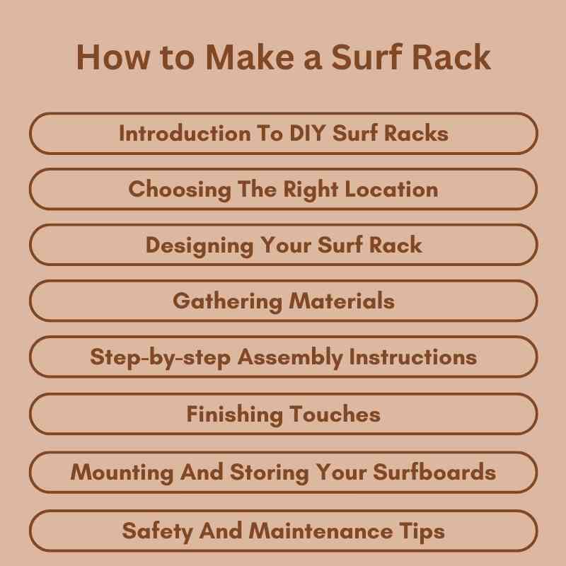 How to Make a Surf Rack