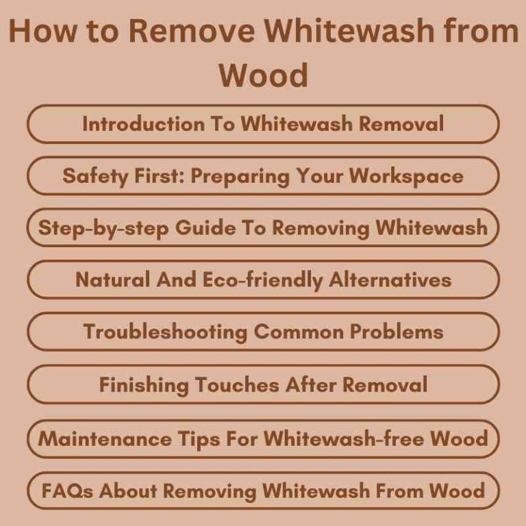 How to Remove Whitewash from Wood Quick & Easy Guide Woodworking Advisor