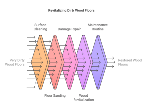 How to Revitalize and Restore Very Dirty Wood Floors