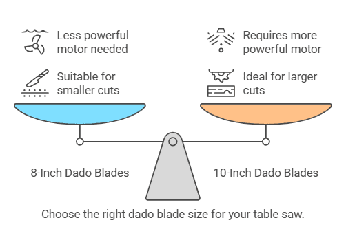 What Size Dado Blade for a 10 Table Saw
