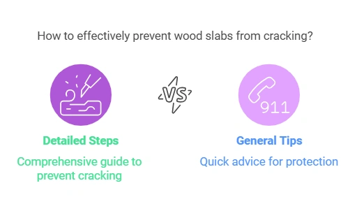 How To Prevent Wood Slabs From Cracking? [Explained]