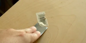 How to Remove Sticker from Plywood
