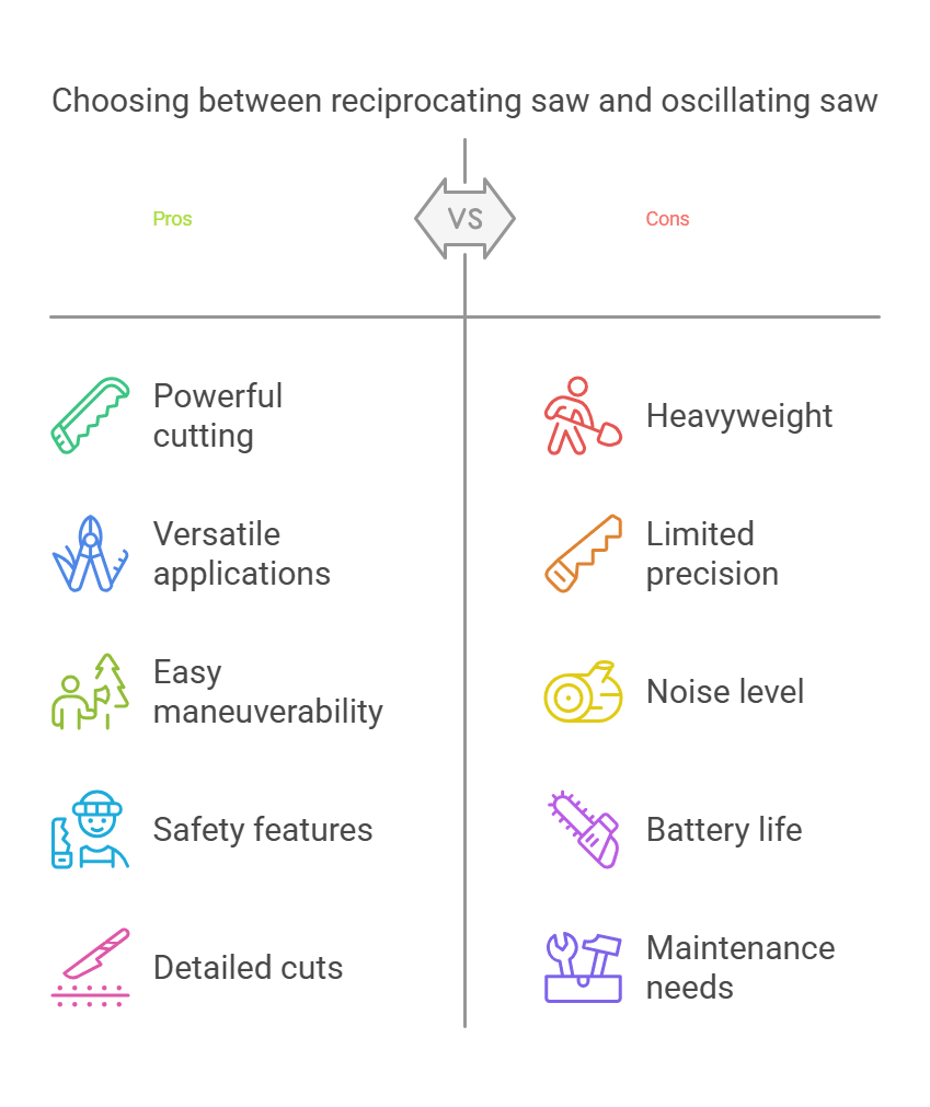 Reciprocating Saw Vs Oscillating Saw