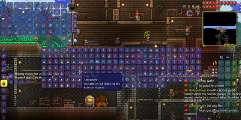 Terraria How to Make Wooden Arrows