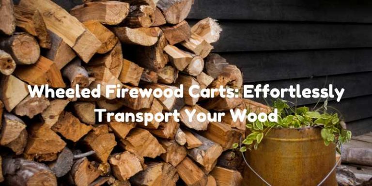 Wheeled Firewood Carts: Effortlessly Transport Your Wood
